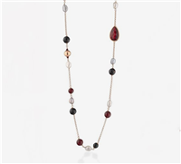 Collar Lelune Mujer in Plata LGNK591.1